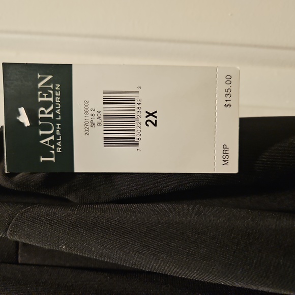 Black Ralph lauren dress 👗 size 2X NWT - Picture 6 of 8